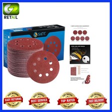 Versatile 72 PCS 5-Inch Sanding Discs with Hook & Loop Backing - Grits 40 to 320 0.19 per gallon