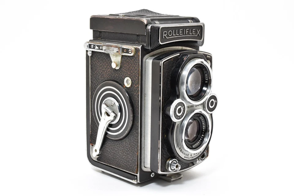 【Para reparación】ROLLEIFLEX 3.5B Auto Mat Type2 Tessar 75mm F3.5 De JAPÓN #2661600 Foto 3 de 4