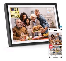 QOCEN Frameo 10.1 inch Digital Picture Frame, Smart WiFi Digital Photo Frame