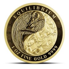 2024 1 oz Tokelau Equilibrium Gold Coin (Proof-like) 5512.00 per troy oz