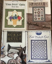 QUILT IN A DAY Lot 4 Pattern Books New Quilting Patterns Manuals Eleanor Burns +