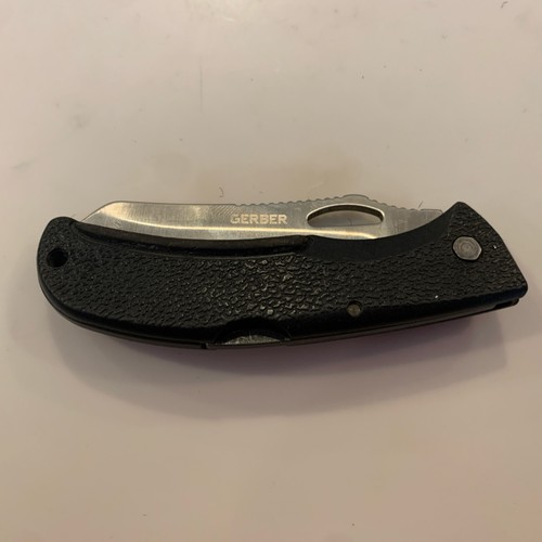 Gerber 0870713G Folding Knife USA, Portland OR Tanto Silver Combo ...