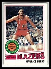 1977-78 Topps #80 Maurice Lucas B White Backs
