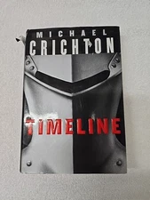 Timeline 1st First Trade Edition Michael Chrichton Hardcover HCDJ 1999  Knopf
