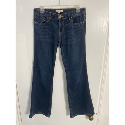 CAbi Zoe flare jeans women's size 4 dark blue style #749R soft basic hippie