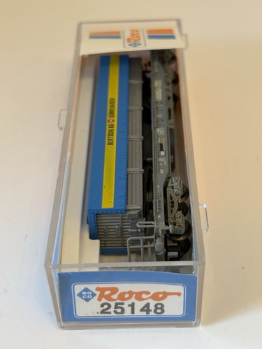 Roco N 25148 Einheitstaschenwagen BERTSCHI Dürrenäsch HUPAC grau OVP topp - Bild 11 von 11