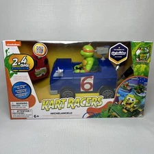 NIB Nickelodeon TMNT Kart Racers Michaelangelo Channel 6 News Van R/C (2.4GHz)