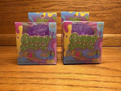 PPNC Gummy Gumdrop Soft Squishy (2) New Purple Sensory Toy Viral