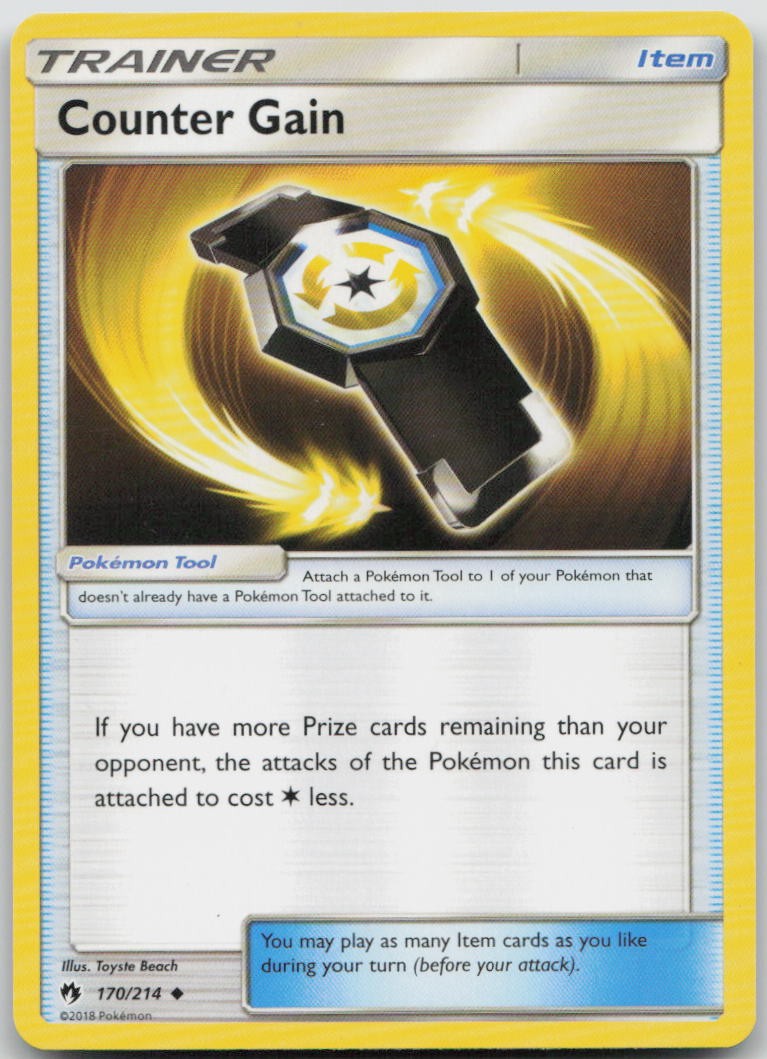Counter Gain 170/214 Lost Thunder Uncommon Pokemon MP