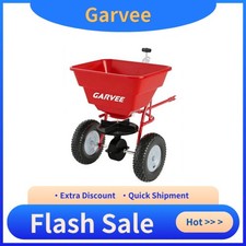 Towbehind Broadcast Spreader 85 Lbs Capacity Pull Lawn Garden Spreader 10