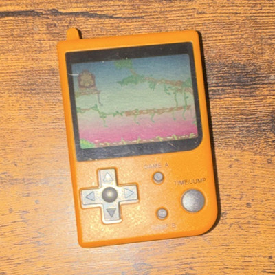 Nintendo Game & Watch Mini Donkey Kong Jr. Orange Handheld System For Parts