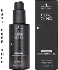 Schwarzkopf Fibre Clinix Bonding Rich Cream-To-Oil 3.38 oz  (CLEARANCE SALE)
