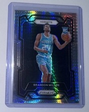 2023-24 Panini Prizm - Brandon Miller #152 Silver Hyper Prizm (RC) Hornets