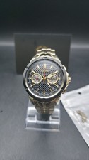Seiko Coutura 8T63-01H0 Chronograph Black Dial Gold Tone Sapphire Men’s Watch