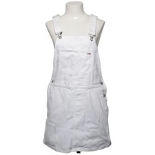 Tommy Hilfiger Jeans, Latzkleid, Größe: S, Weiß, Baumwolle, Denim, Damen #UyL