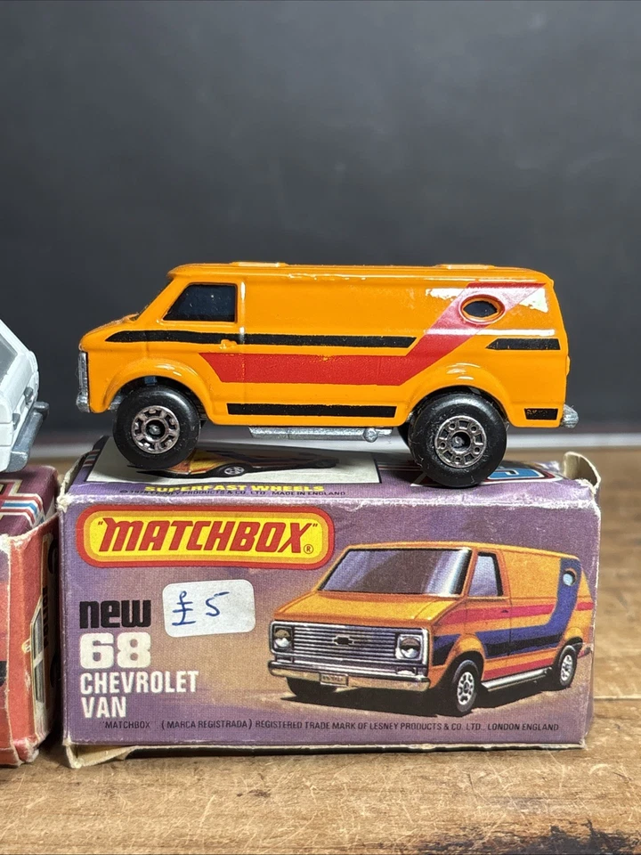 3 X MATCHBOX SUPERFAST  75 ROLAMATIC Cars & Van Nos 74,20,68 Lesney - Image 4 of 4