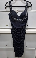Js Boutique Dresses Color: Blue/Silver Size: USA Medium