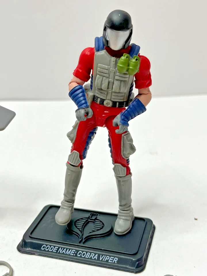 25 ANIVERSARIO HASBRO G.I JOE COBRA COLMILLO GIROSCOPIO CON FIGURA DE VÍBORA Foto 3 de 4