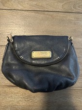 Marc by Marc Jacobs Black Mini Classic Q Natasha Leather Crossbody Bag