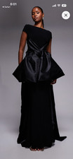 ASOS BRAND NEW Black formal evening gown size US 6