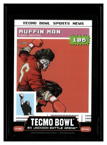 Bo Jackson Battle Arena Tecmo #N762 Muffin Man Baker Mayfield News Brawl Foil