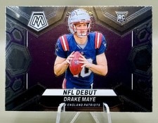 Drake Maye (RC) 2024 Panini Mosaic NFL Debut Rookie Card #273 Patriots
