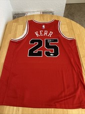 Steve Kerr Chicago Bulls Autographed Jersey JSA Certified