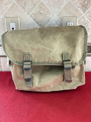WWII USMC Musette Bag - WW2 MARINE CORPS Haversack Bag - RARE WW2