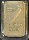 Cool Vintage 1 Oz .999 Fine Silver "The One Ounce Silver Bullet" Art Bar Stack!