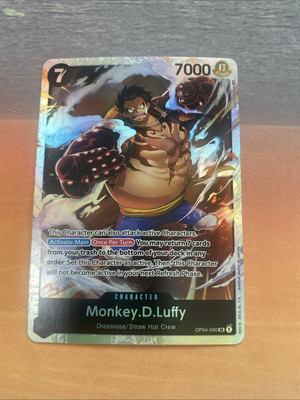 Monkey.D.Luffy (090) OP04-090 Kingdoms of Intrigue Foil