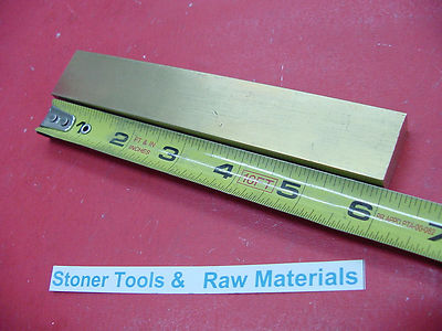 1" BRASS C360 ROUND ROD 6" Long H02 Solid Brass Bar New Lathe Bar Stock - View #2