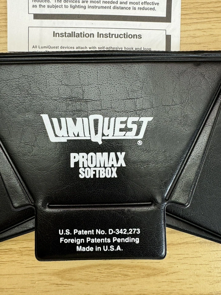 Lumiquest Promax SoftBox Flash Diffuser Photography with Manual - Image 2 of 4