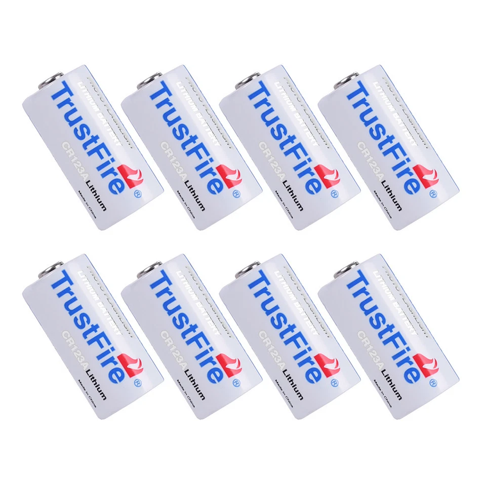 8pcs 1400mAh CR123A 123A 85177 EXP 2035 Lithium Batteries 3V Battery 3.0V Cell - Image 2 of 4