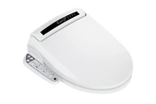 Empava Heated Toilet Seat with Warm Air Dryer and Wash Functions in White