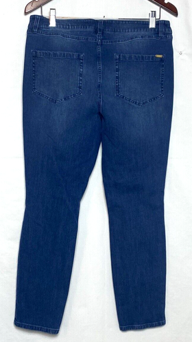G.I.L.I. Got It Love It Dual Stretch Jeans Size 14 Medium Wash Blue B11*H - Picture 2 of 7