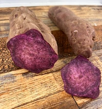 Japanese Purple Sweet Potatoes Beni Imo Planting or Cooking Non GMO