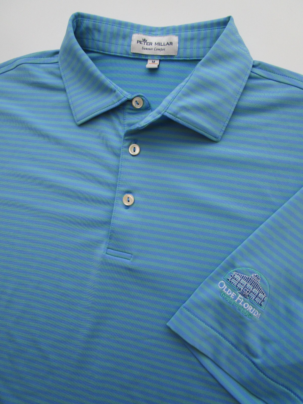 Mens Medium Peter Millar Performance Jersey Polo … - image 1