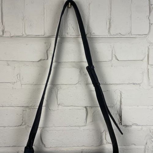 Marks & Spencer Schwarz Leder Schultertasche Handtasche Crossbody Riemen Medium - Bild 7 von 12