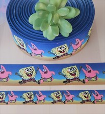 7/8 1.5" 1YD Cartoon Character Grosgrain Ribbon Patrick Star