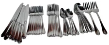 International Silver Nouveau Stainless Steel Flatware 41 Piece Set