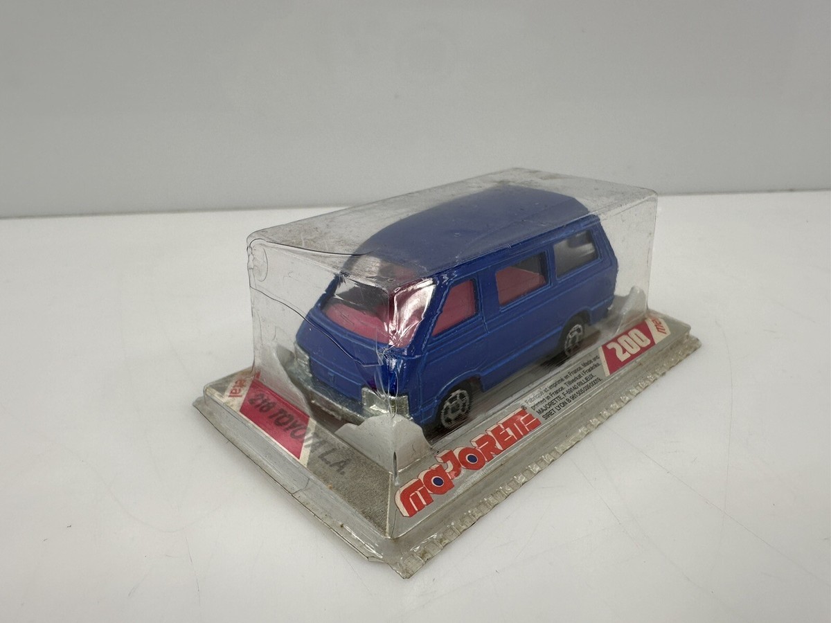 Vintage Majorette 200 216 Toyota LA Van Blue Pink France HTF | eBay