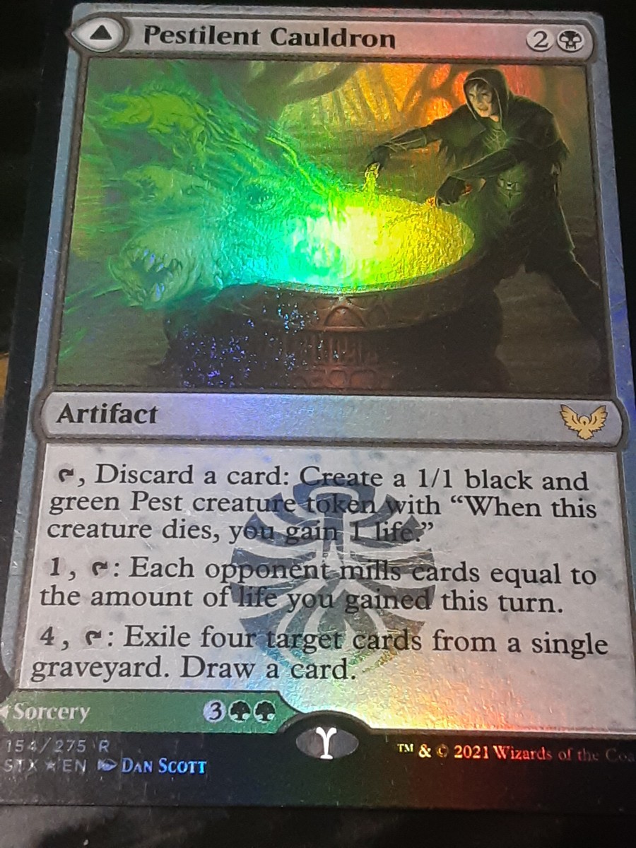 Pestilent Cauldron FOIL , Strixhaven SoM ,NM,MTG,FREE SHIPPING | eBay