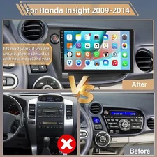 For Honda Insight 2009-2014 Apple CarPlay Android 13 Car Stereo Radio GPS WIFI