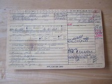 Elvis Presley Job Application Card 1954   EPE  Product, Reproduction