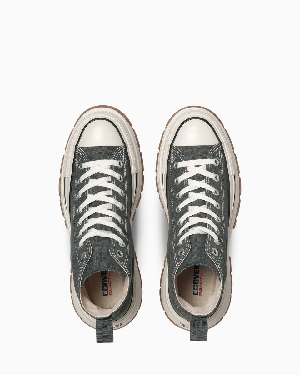 Converse All Star Trekwave Hi Gray Light Green 2colors Men's Converse All Star Trekwave Hi Gray Light Green 2colors Men's
