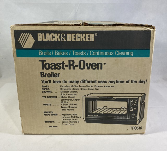 Black and Decker Spacemaker Toaster Oven Broiler TRO510 for sale online eBay