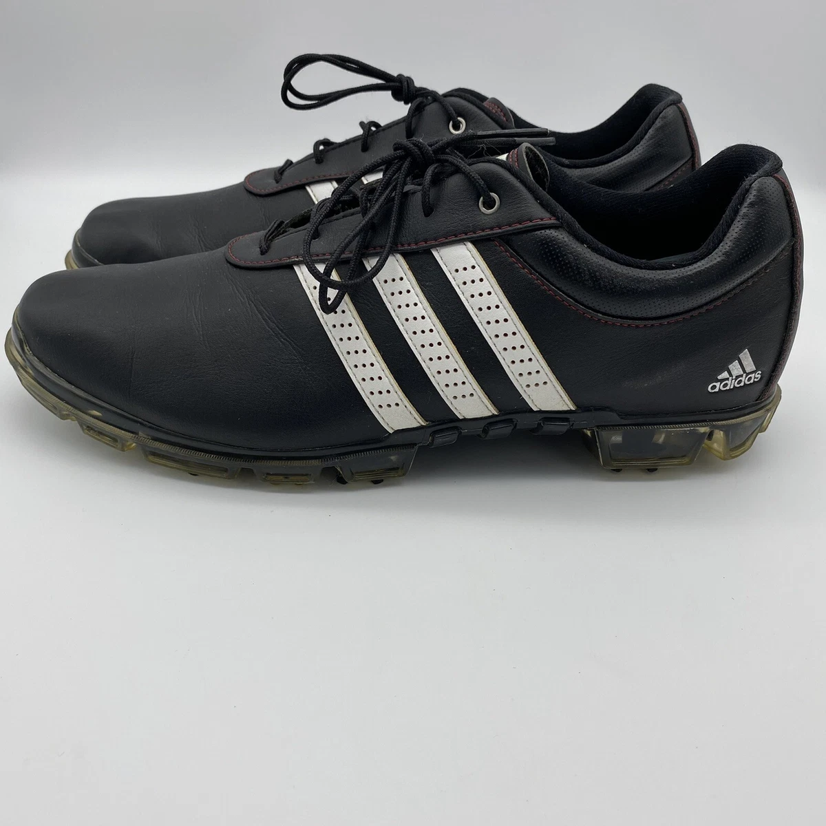 Adidas Adipure Flex Golf Shoes Men&#039;s Size Black White Red EUC | eBay