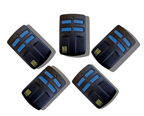 HR MATIC MULTI 2 Telecomando Universale Garage [Set 5 Pezzi] 433-868MHz