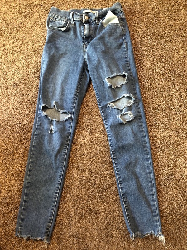 Levi’s Girls 720 Jeans 28x28 High Rise Super Skinny used