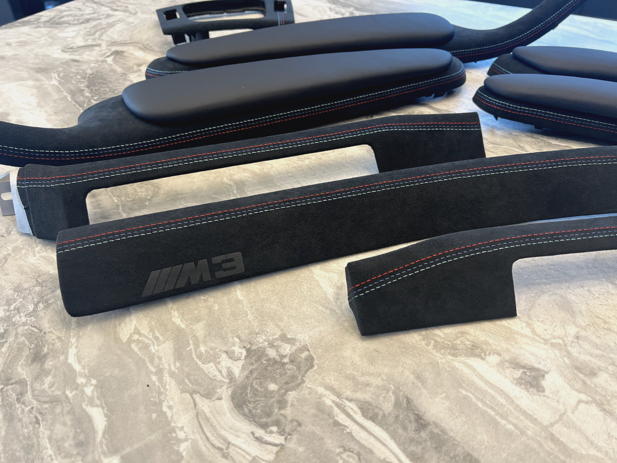 BMW E46 CABRIO Interior trim Set ALCANTARA M STITCHING + NAPPA